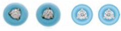 Sterling Silver Semi Mount Earrings Setting Round RD 3.5mm - Syzjewelry