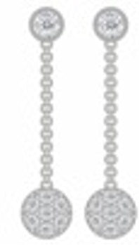 Halbmontierte Ohrringe aus Sterlingsilber, rund, RD 3,5 mm 