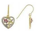 Sterling Silver Semi Mount Earrings Setting Round RD 2x2mm