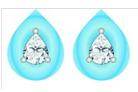 Sterling Silver Semi Mount Earrings Setting Pear PE 6x4mm - Syzjewelry
