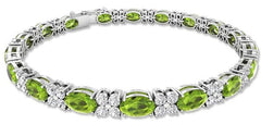 Sterling Silver Semi Mount Bracelet Setting Oval OV 7X5mm - Syzjewelry
