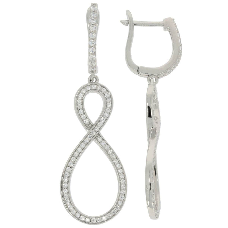 Sterling Silver Semi Mount Earrings Setting Round RD 1.4mm