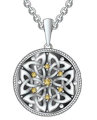 Sterling Silver Semi Mount Pendant Setting Round RD 2x2mm