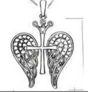 Sterling Silver Semi Mount Pendant Setting Round RD 1.5mm