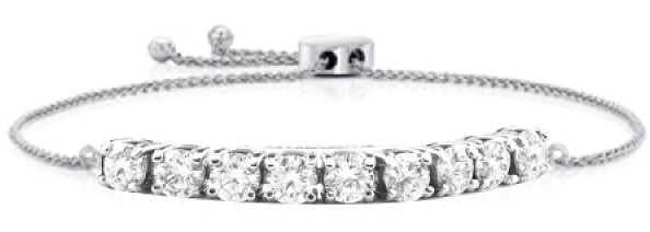 Sterling Silver Semi Mount Bracelet Setting Round RD 6.5mm