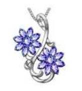 Sterling Silver Semi Mount Pendant Setting Marquise MQ 4X2mm