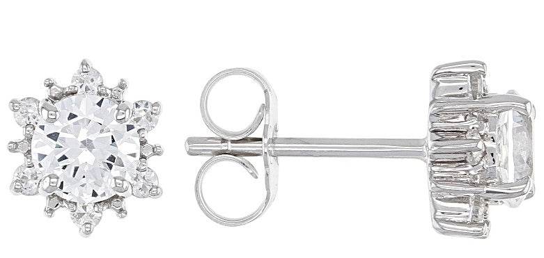 Sterling Silver Semi Mount Earrings Setting Round RD 5.0mm