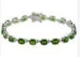 Sterling Silver Semi Mount Bracelet Setting Oval OV 5X4mm