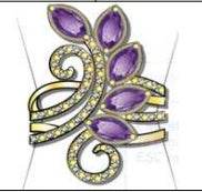 Sterling Silver Semi Mount Ring Setting Marquise MQ 8X4mm