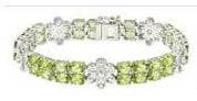 Sterling Silver Semi Mount Bracelet Setting Oval OV 6X4mm
