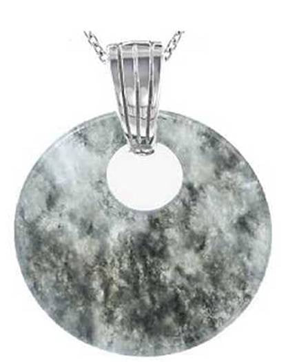 Sterling Silver Semi Mount Pendant Setting Round RD 35.0mm