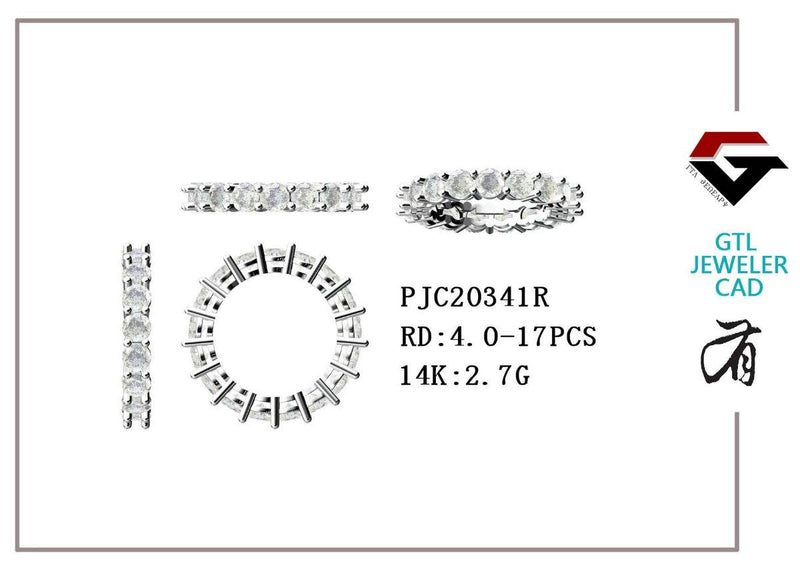 Sterling Silver Semi Mount Ring Setting Round RD 4.0mm