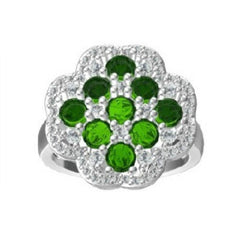 Sterling Silver Semi Mount Ring Setting Round RD 4x4mm - Syzjewelry